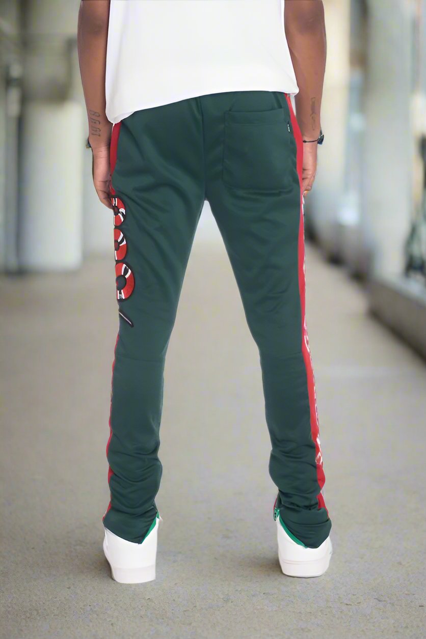 Snake Patched Track Pants