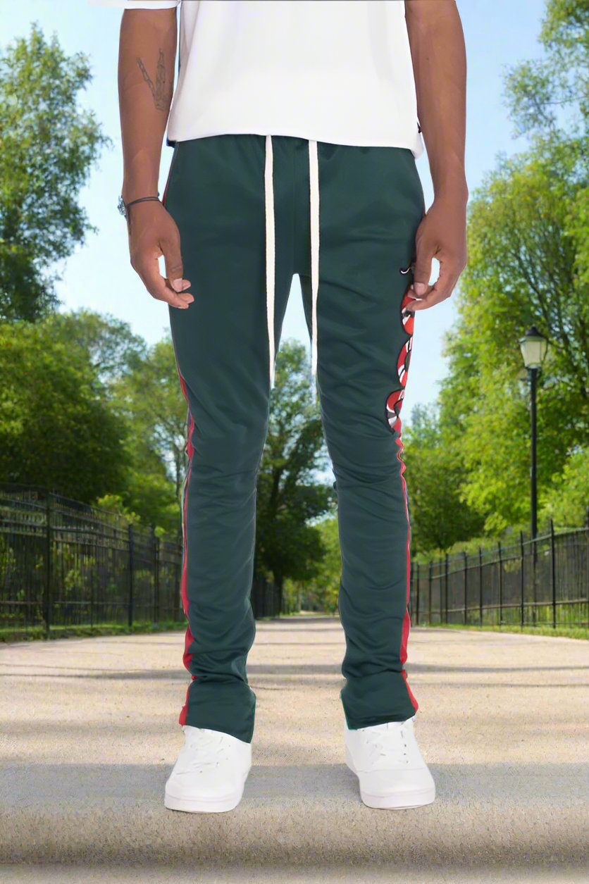 Snake Patched Track Pants