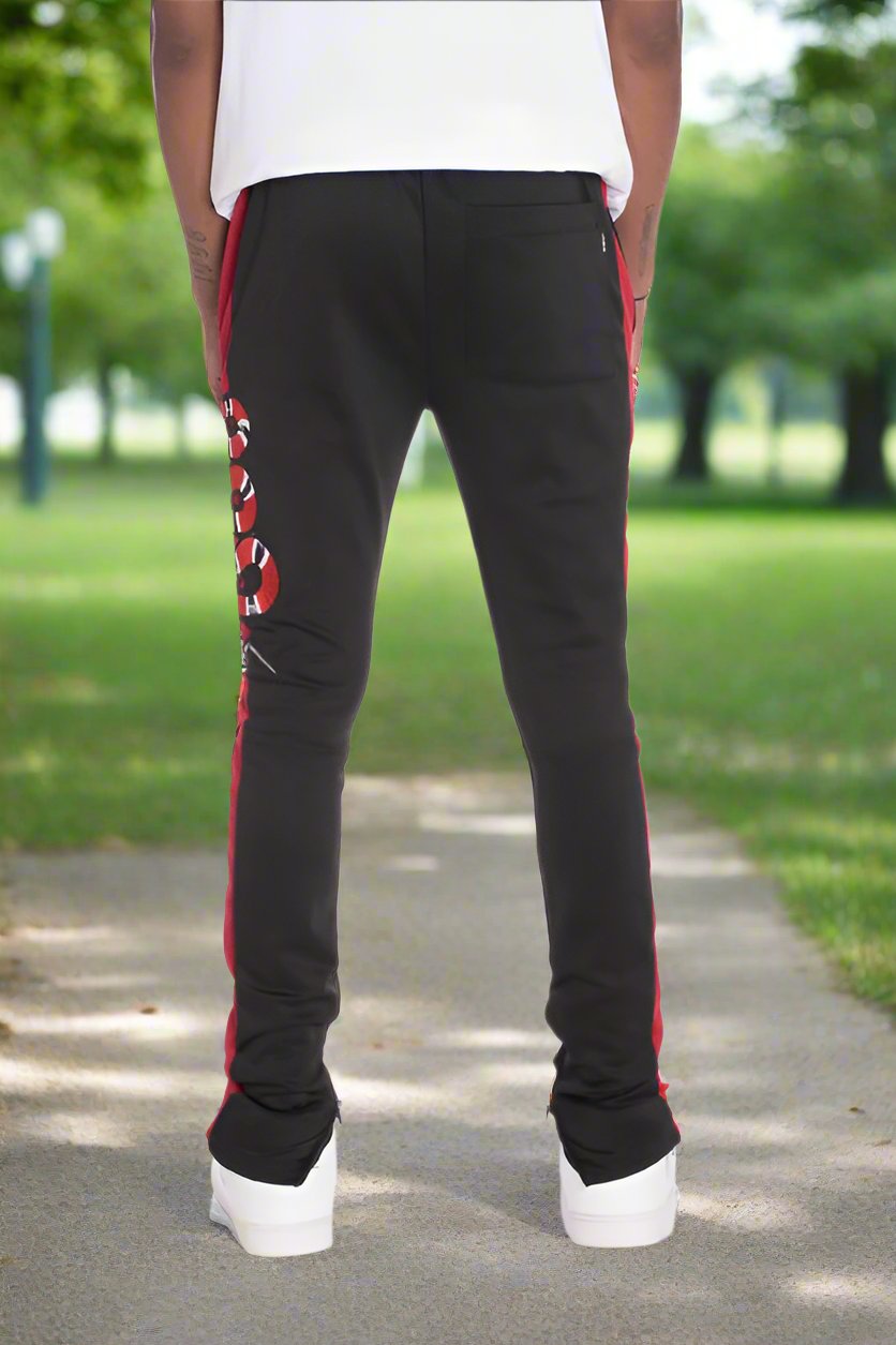 Snake Patched Track Pants
