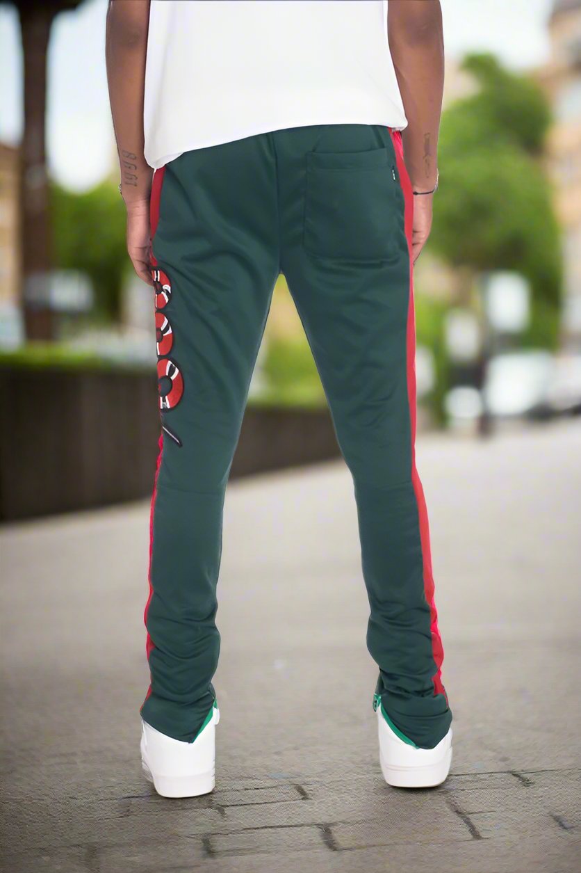 Snake Patched Track Pants