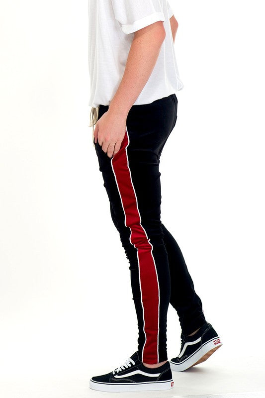 Velvet One Stripe Track Joggers