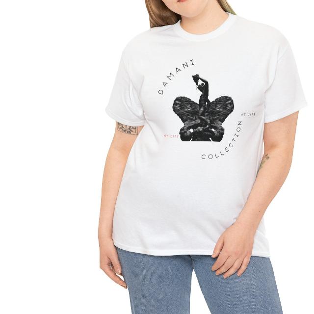 Damani Collection Abstract Heavy Cotton Tee