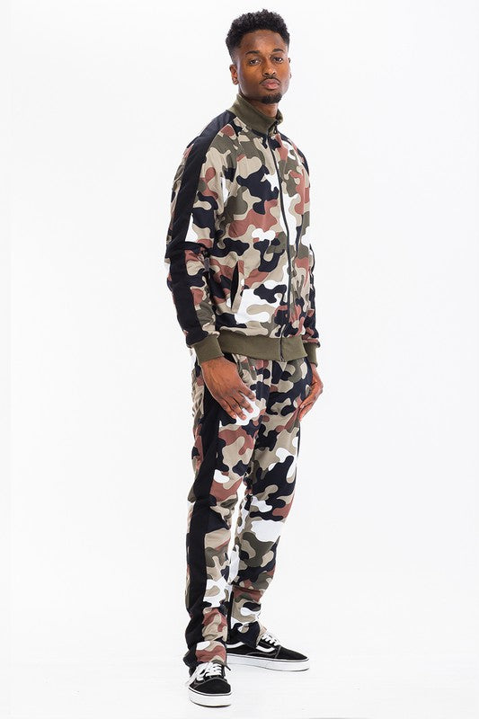 Men's Striped Track Pants