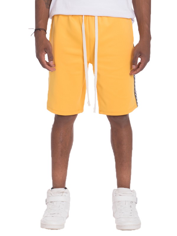 Men's Checkered Stripe Track Shorts