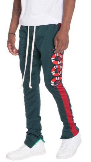 Snake Patched Track Pants