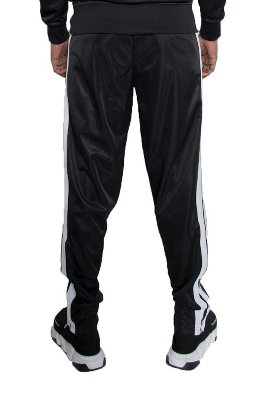 STRIPED TAPE TRACK PANTS