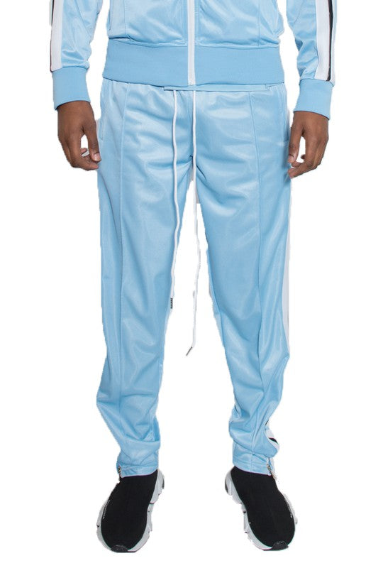 STRIPED TAPE TRACK PANTS