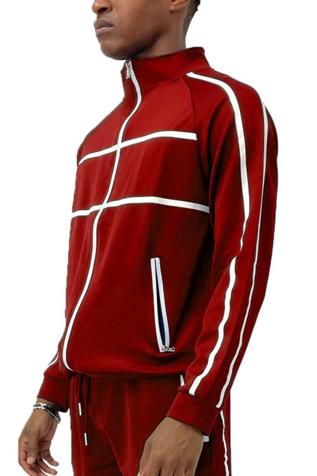 Tape Stripped Track Jacket