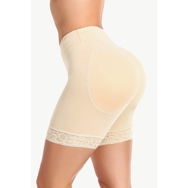 Lace Trim Mid-Thigh Pull-On Shaper