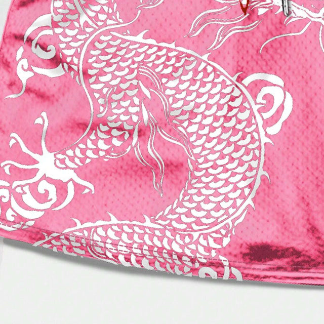 Men's Street Life Men's Dragon Printed Sports Basketball Shorts