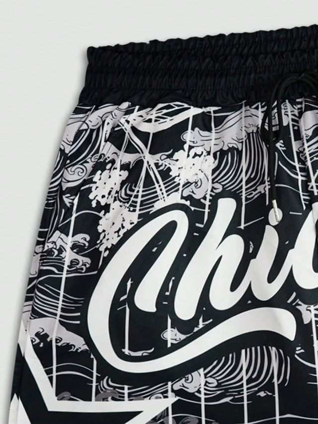 Men's Anime Woven Shorts