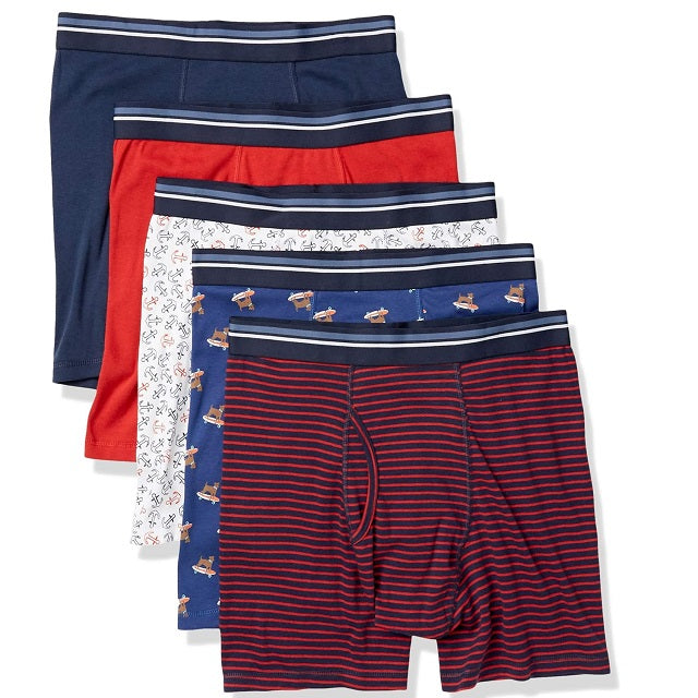 Men's Tag-Free Boxer Briefs, Pack of 5