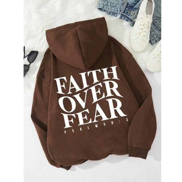 Faith Kangaroo Pouch Hooded Sweater