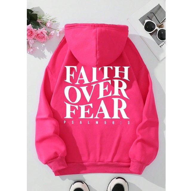 Faith Kangaroo Pouch Hooded Sweater