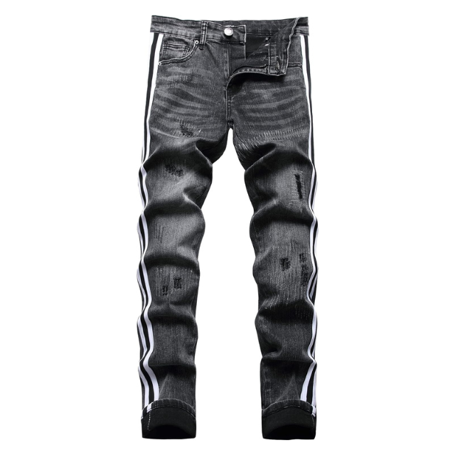 Men's Slim Fit Skinny Ripped Stretch Jeans