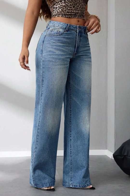 Women's Casual Wide Leg Jeans