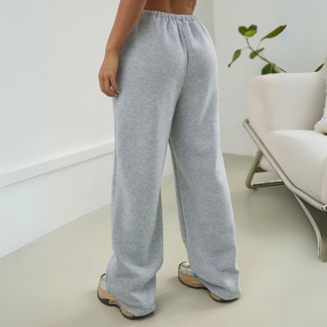 Women's Drawstring Wide Leg Sweatpants