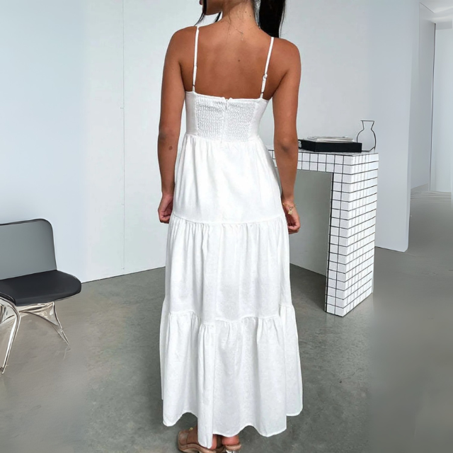Women's Tiered Spaghetti Strap Dress