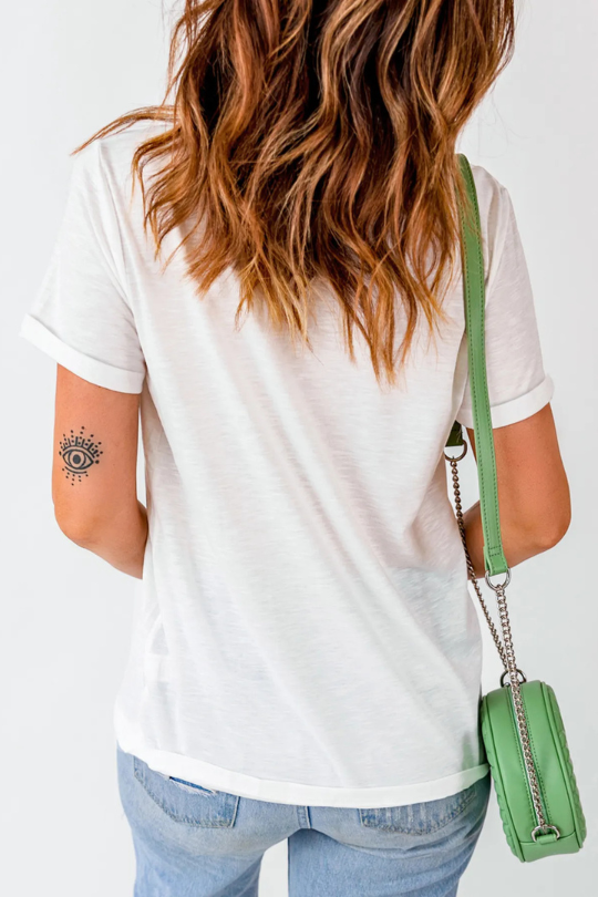 Women's Casual 23 Round Neck T Shirt