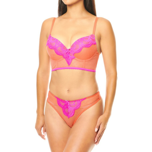 Sexy Contrast Lace Bra Set