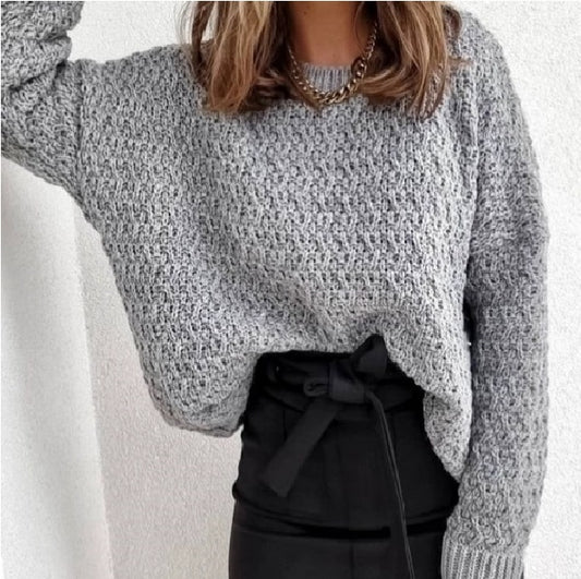Italian Long Sleeve Knitted Sweater