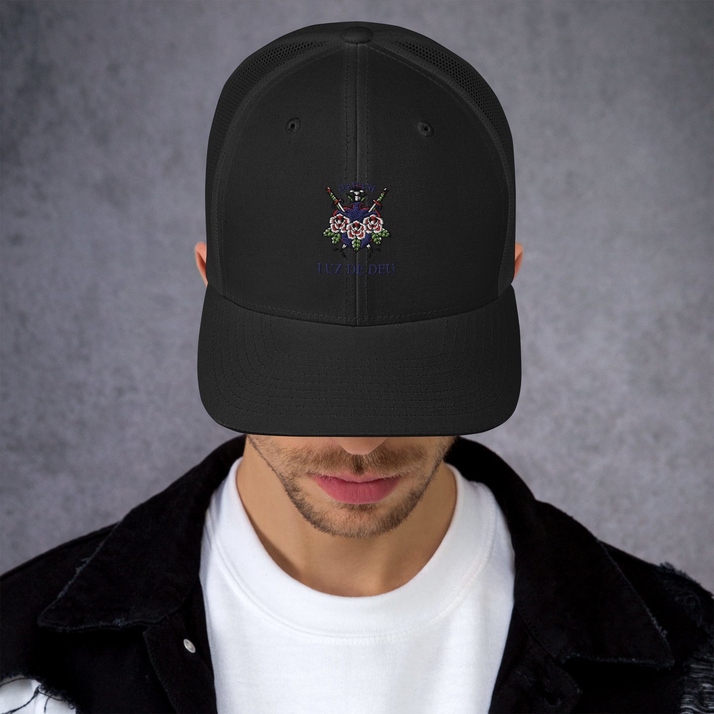 Damani Collection Luz De Deu Trucker Hat