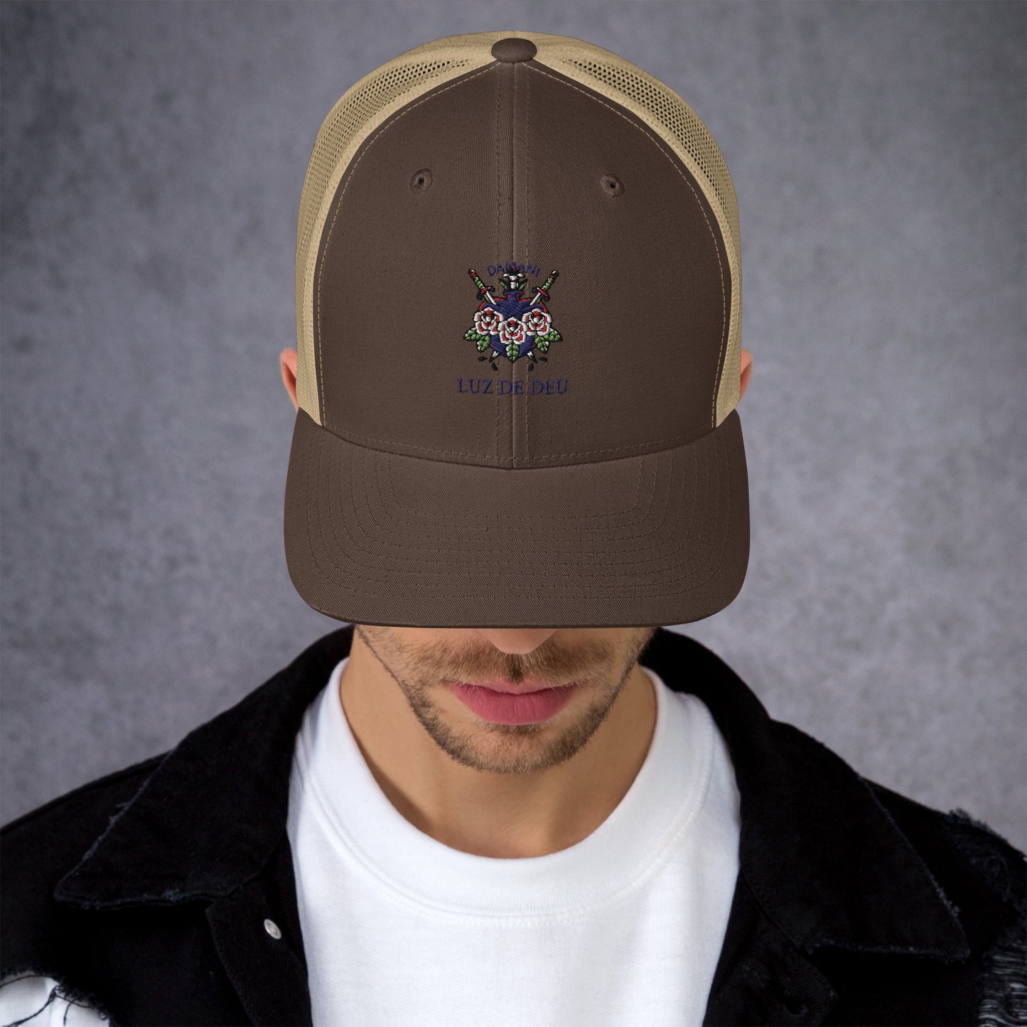 Damani Collection Luz De Deu Trucker Hat
