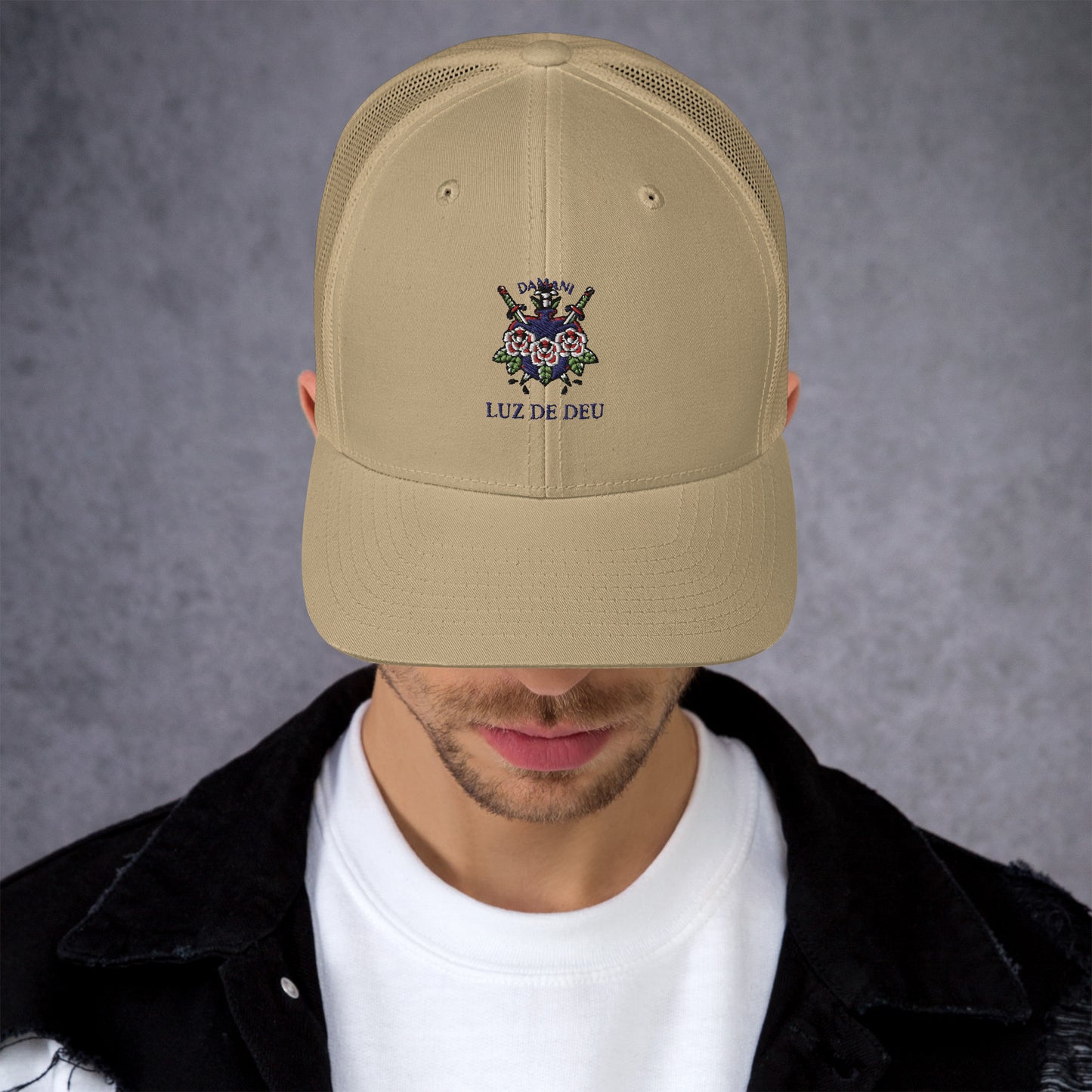 Damani Collection Luz De Deu Trucker Hat