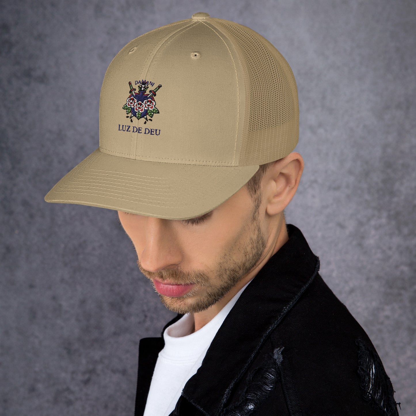 Damani Collection Luz De Deu Trucker Hat
