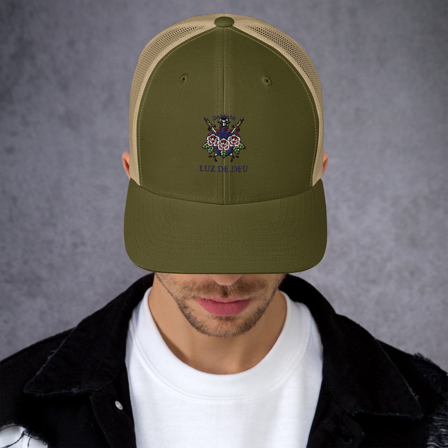 Damani Collection Luz De Deu Trucker Hat
