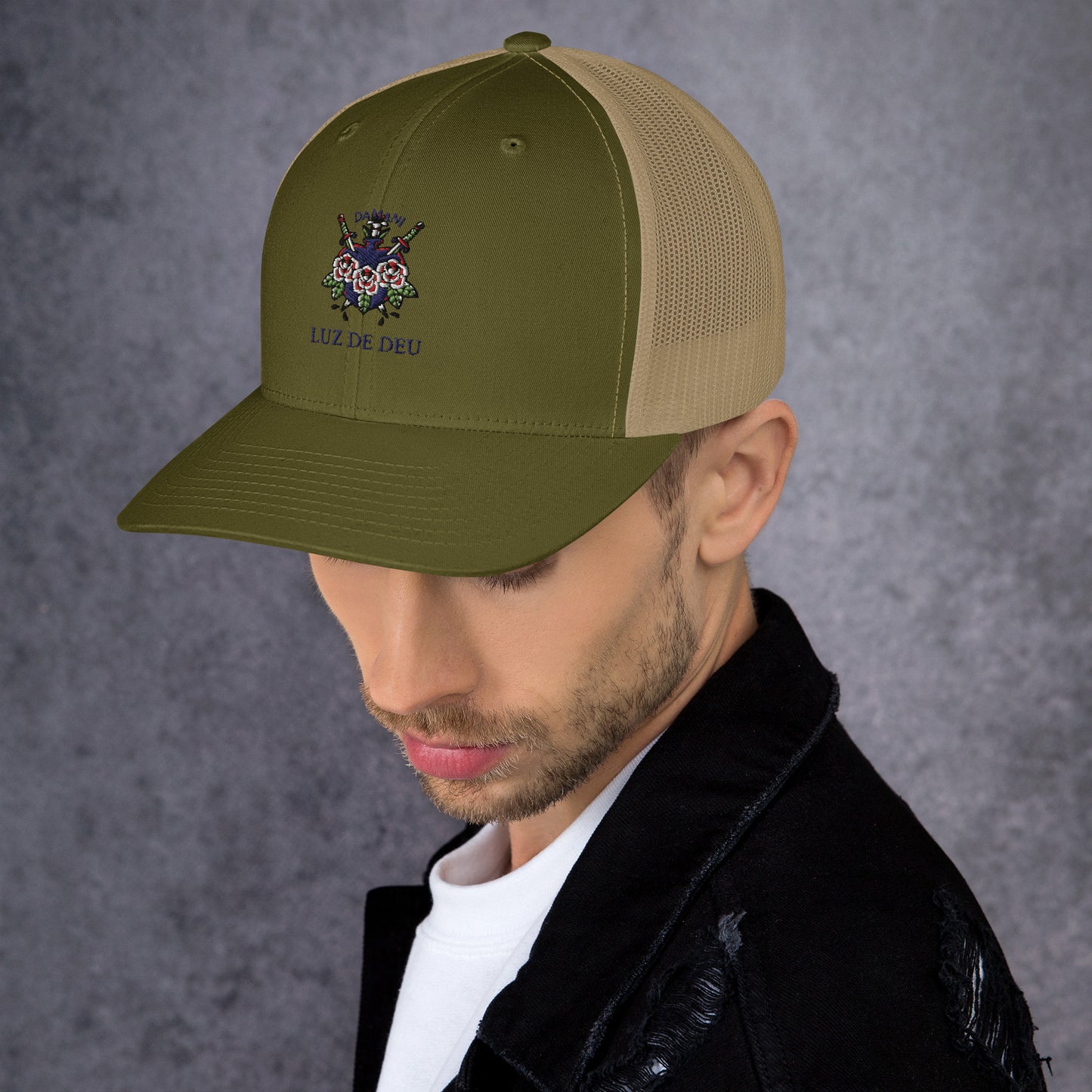 Damani Collection Luz De Deu Trucker Hat
