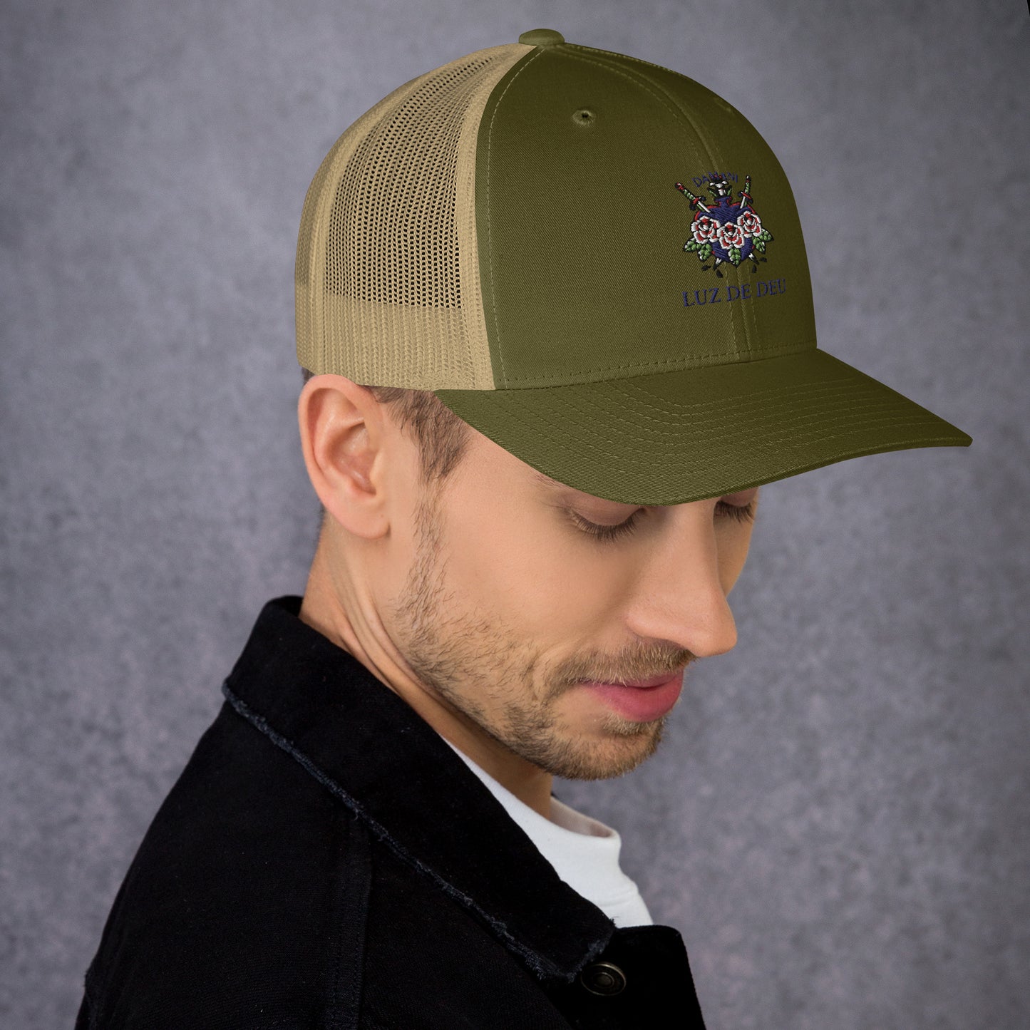 Damani Collection Luz De Deu Trucker Hat
