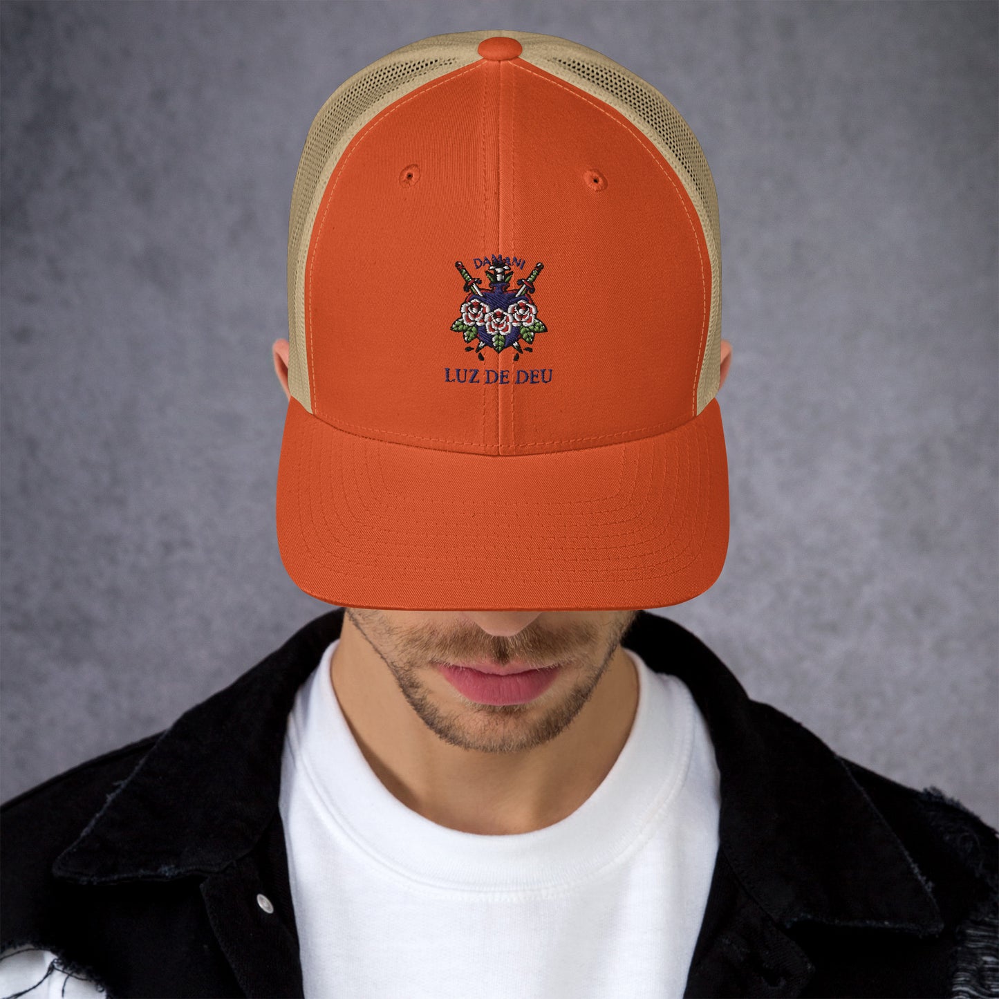Damani Collection Luz De Deu Trucker Hat