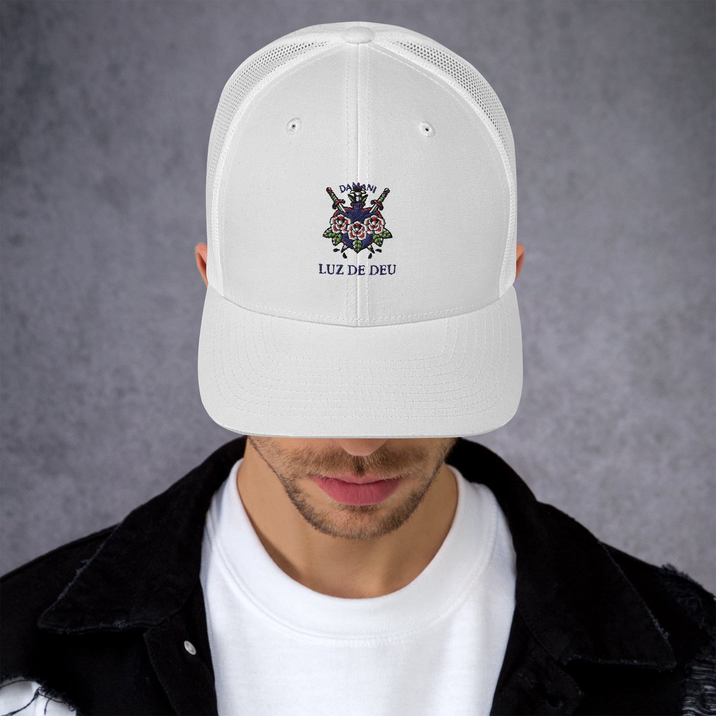 Damani Collection Luz De Deu Trucker Hat