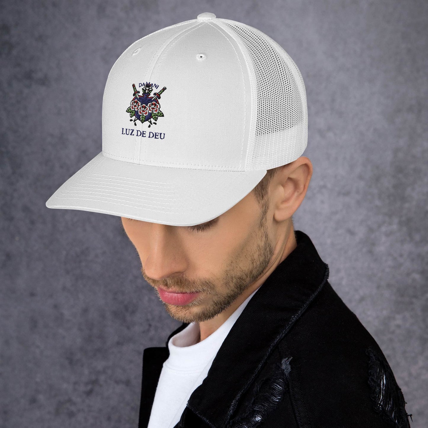 Damani Collection Luz De Deu Trucker Hat