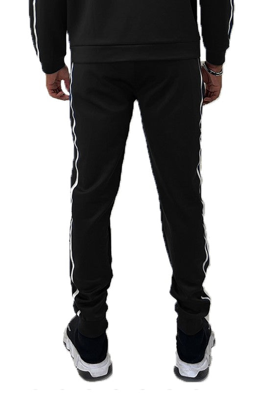 New Men's Striped Track Suit Joggers
