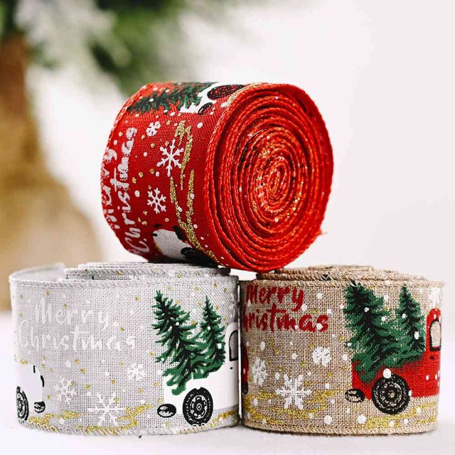 Christmas Tree Ribbon Decor