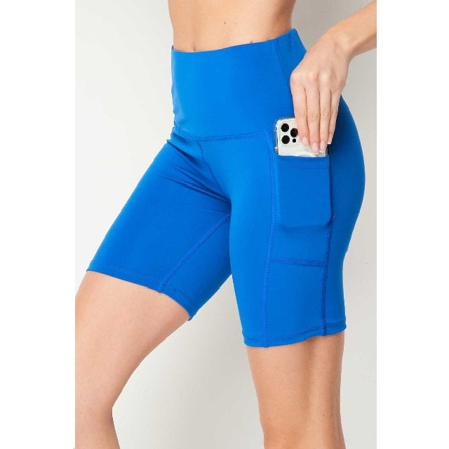High Waist Stretch Workout Shorts