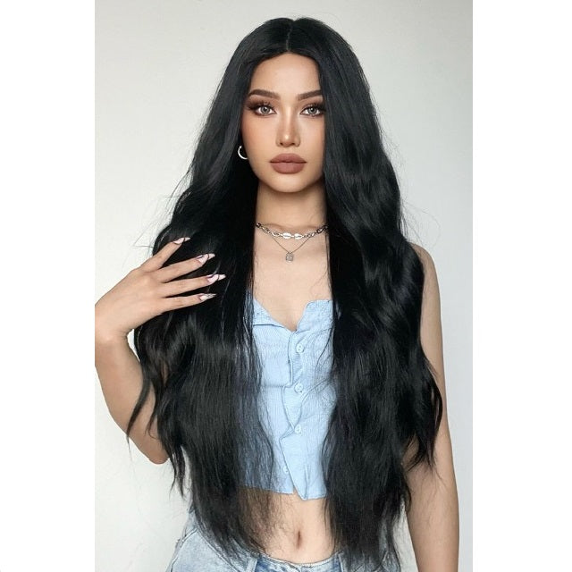 Full Curtain Long Wavy Wig