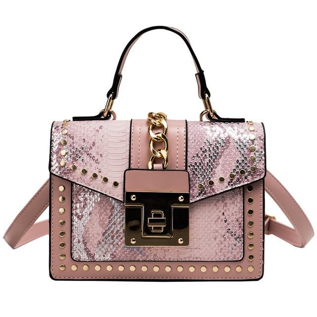 Luxury Rivet Chain Handbag