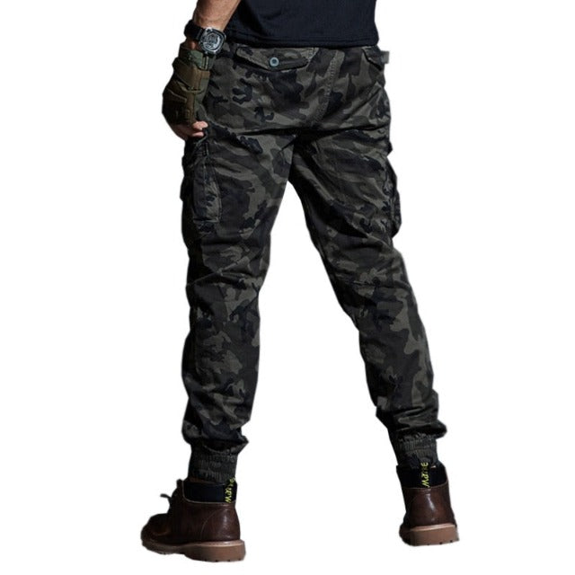 Military Style Multi-Pocket Joggers