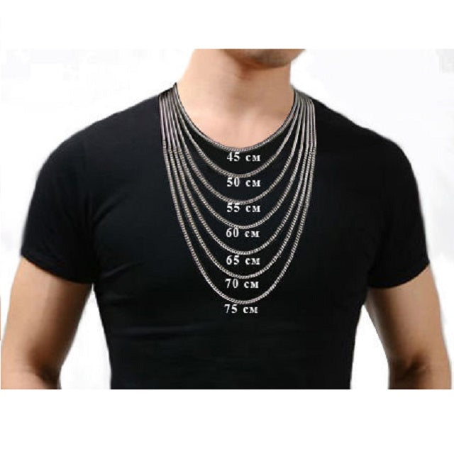 Gold Titanium Steel Cubic Zirconia Dollar Sign Pendant Chain