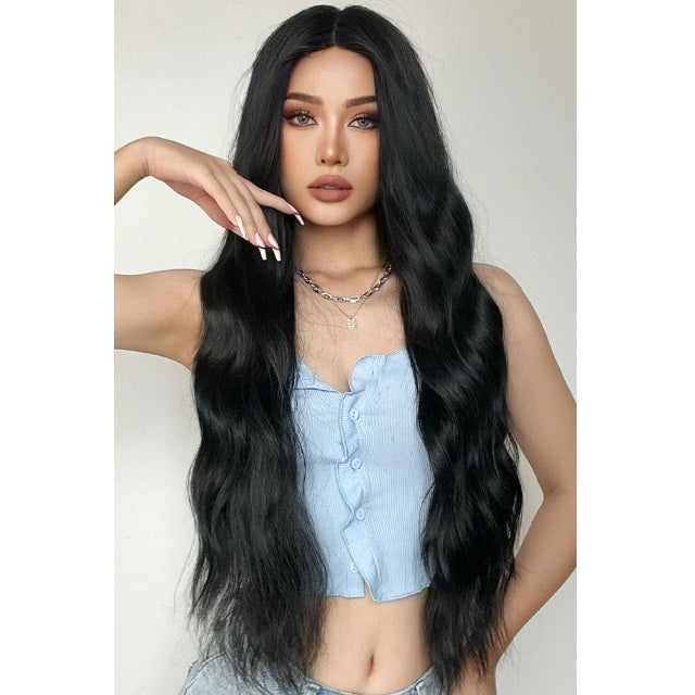 Full Curtain Long Wavy Wig