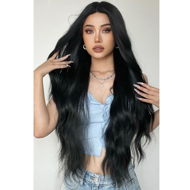 Full Curtain Long Wavy Wig