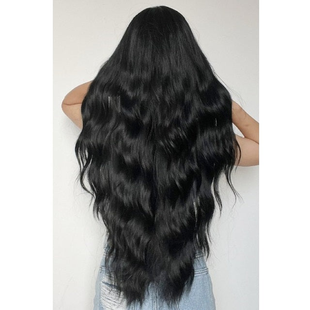 Full Curtain Long Wavy Wig