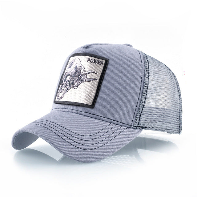 Animal Embroidered Baseball Snapback