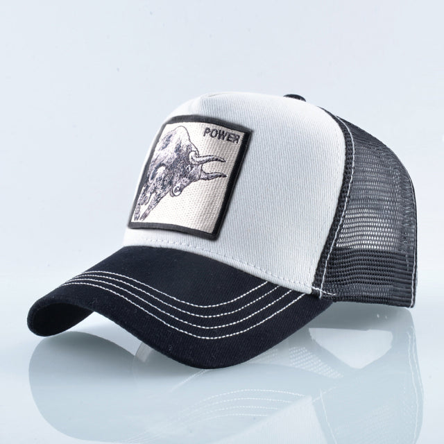 Animal Embroidered Baseball Snapback