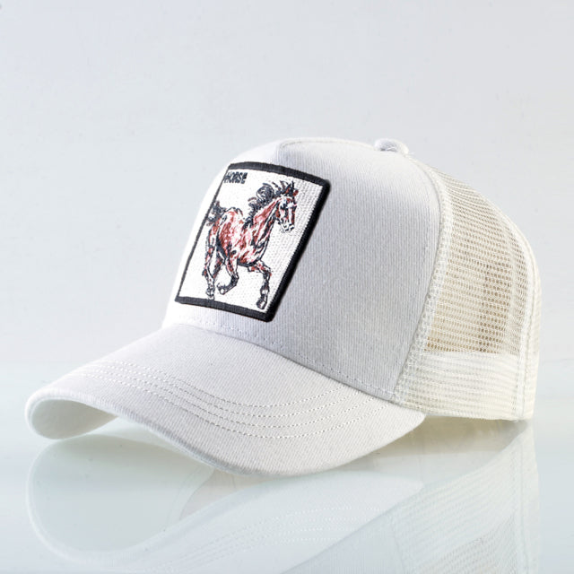 Animal Embroidered Baseball Snapback