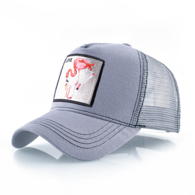 Animal Embroidered Baseball Snapback