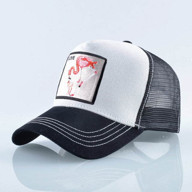 Animal Embroidered Baseball Snapback